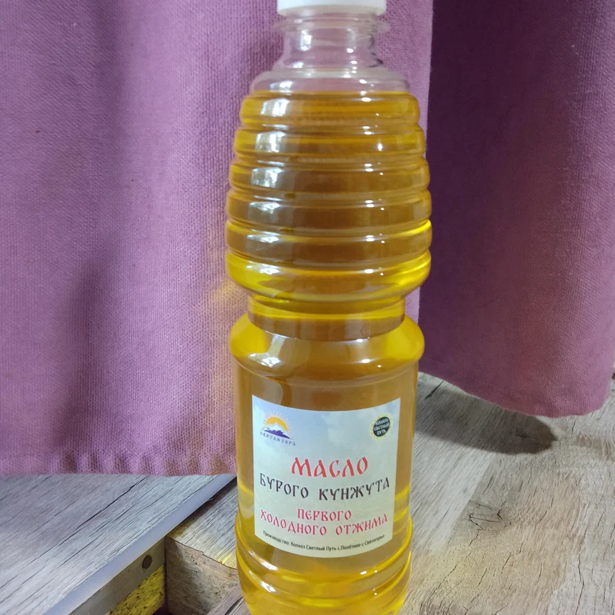 Свежедавленное масло Бурого Кунжута первого холодного отжима